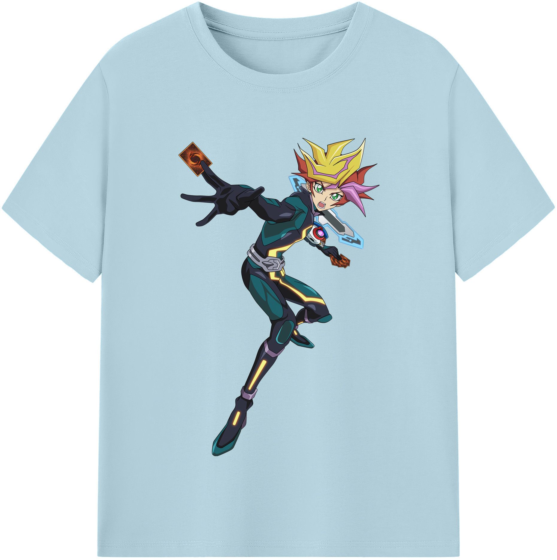 （画像用） 遊☆戯☆王 Yu-Gi-Oh! 綿100％半袖Tシャツ（フロントプリント）